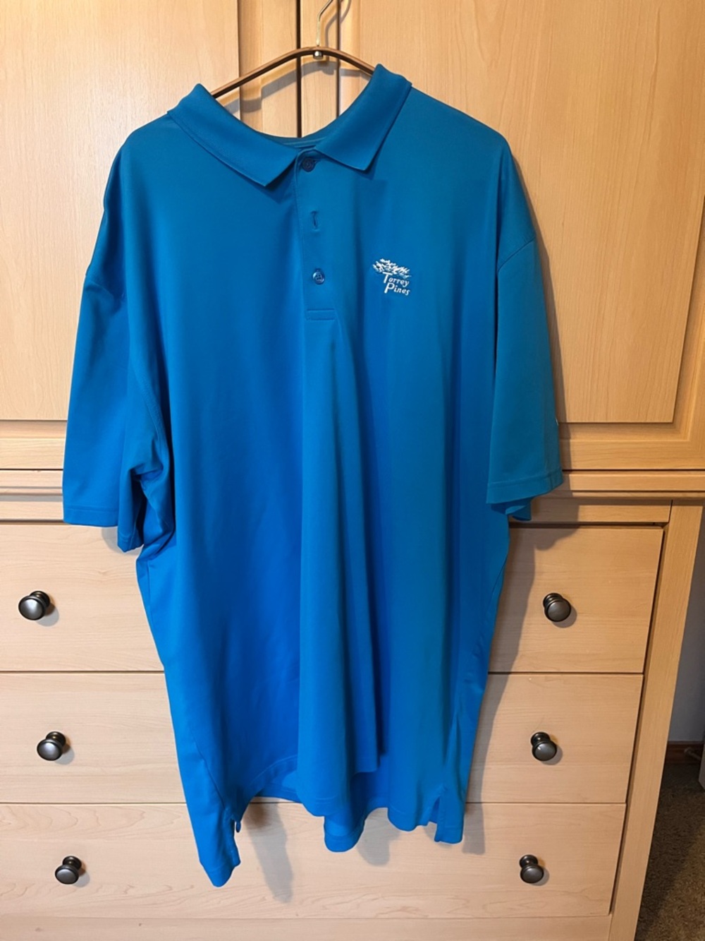 Callaway Golf, Opti-Dri Men’s Polo Shirt from Torrey Pines, Blue, XXL
